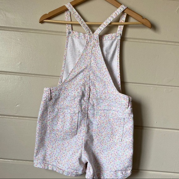 Ice Cream Sprinkles Overall Shorts - Picture 6 of 9